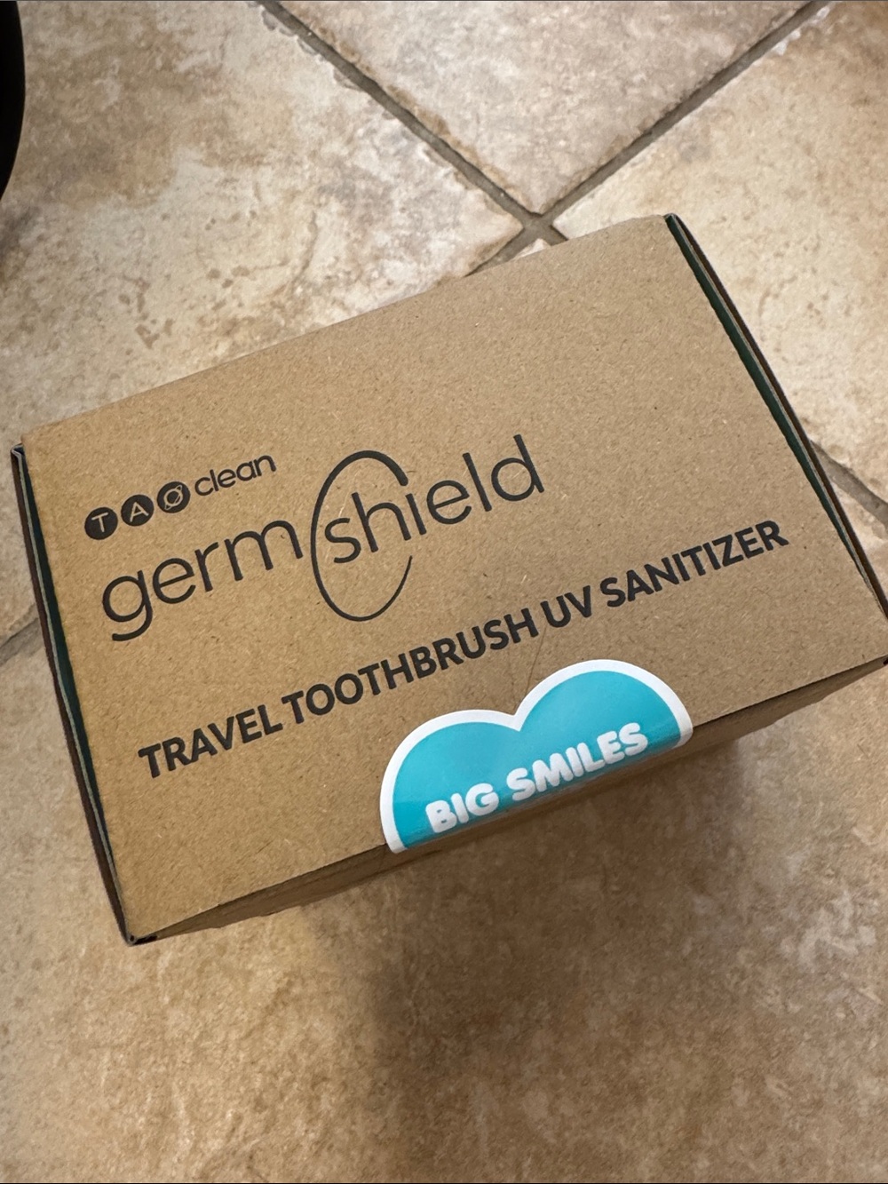 TAO clean GermShield Travel Toothbrush UV Sanitizer - Blue Accent